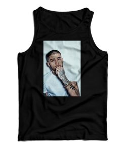Zayn Malik White On White Photo Tank