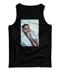 Zayn Malik White On White Photo Tank