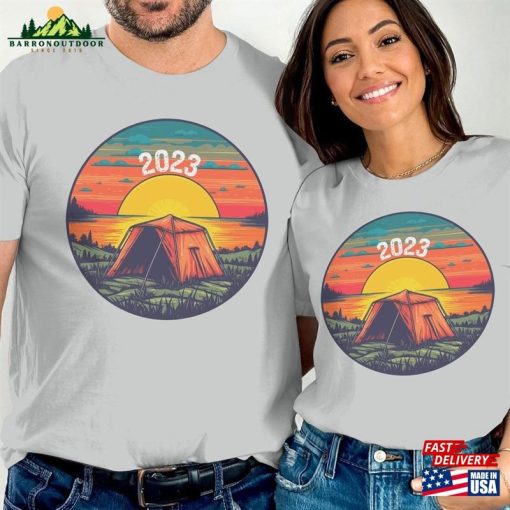 2023 Camper T Shirt Family Vacation Custom Shirts Summer Matching Classic Sweatshirt