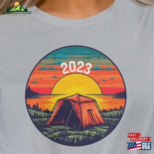 2023 Camper T Shirt Family Vacation Custom Shirts Summer Matching Classic Sweatshirt