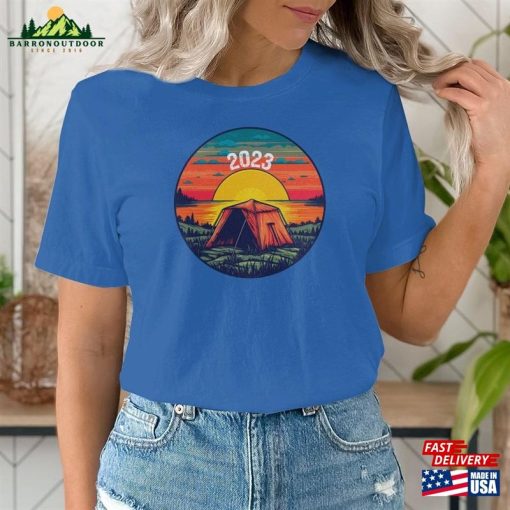 2023 Camper T Shirt Family Vacation Custom Shirts Summer Matching Classic Sweatshirt