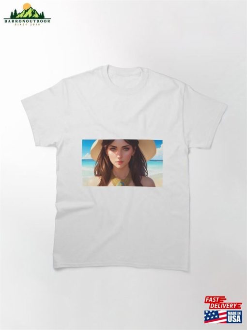 4K Amazing Beach Portrait With Professor Classic T-Shirt Unisex