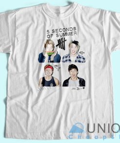 5 Seconds of Summer Cover T-Shirt Tee Shirt Printing Size S-3XL