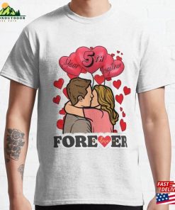 ♡ 5Th Year Together ♥Anniversary♥ Classic T-Shirt Hoodie Sweatshirt ♡ 5Th Year Together ♥Anniversary♥ Classic T-Shirt Hoodie Sweatshirt