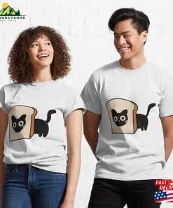A Cat On Bread Classic T-Shirt Unisex 2 A Cat On Bread Classic T Shirt Unisex 3