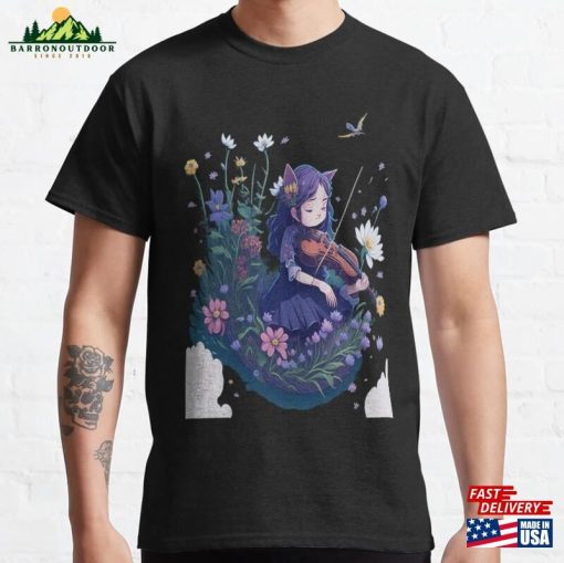 A Fairy Playing Violin Classic T-Shirt Hoodie