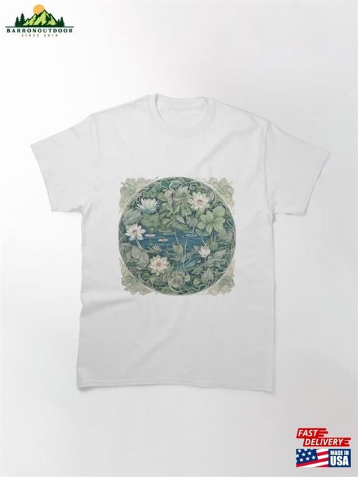 A Mandala Style Drawing Of Aquatic Plants 02 Classic T-Shirt Sweatshirt