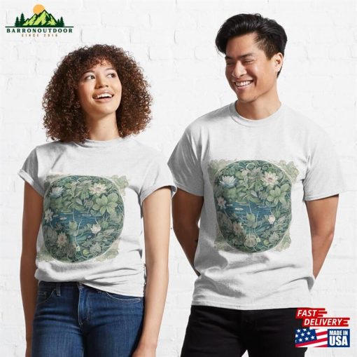 A Mandala Style Drawing Of Aquatic Plants 02 Classic T-Shirt Sweatshirt