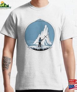A Person Standing On Boat With Harpoon Gun Aimed At An Iceberg Classic T-Shirt Sweatshirt Hoodie A Person Standing On Boat With Harpoon Gun Aimed At An Iceberg Classic T-Shirt Sweatshirt Hoodie