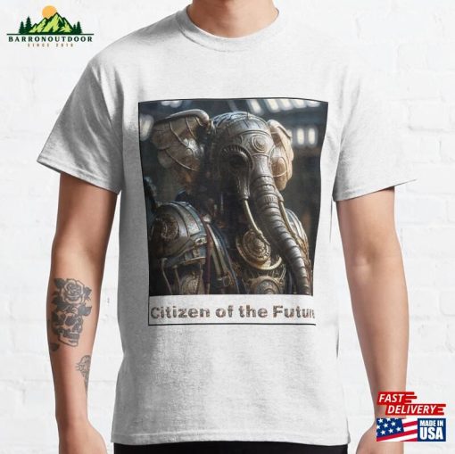 A Steampunk Elephant Astronaut Classic T-Shirt Hoodie