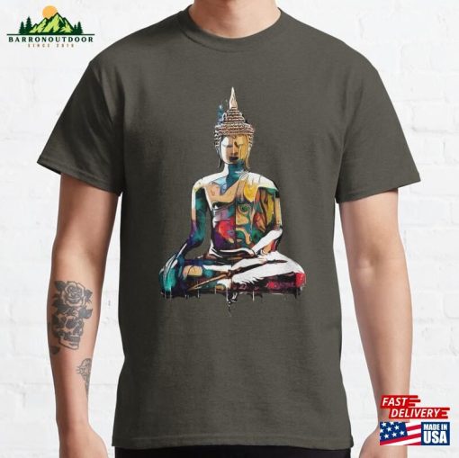Abstract Buddha Classic T-Shirt