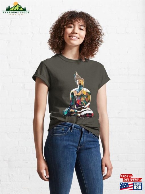 Abstract Buddha Classic T-Shirt