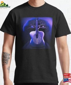 Acoustic Guitar Tree Of Life Player Nature Guitarist Classic T-Shirt Acoustic Guitar Tree Of Life Player Nature Guitarist Classic T-Shirt