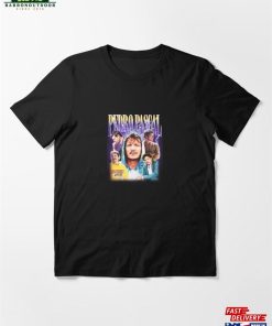 Actor Pedro Pascal Vintage Retro 90S Bootleg Style Graphic Essential T-Shirt Unisex Classic