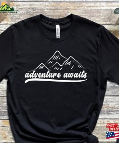 Adventure Awaits Hiking T-Shirt Hike Camp Outdoor Mountains Shirt Classic Hoodie Adventure Awaits Hiking T-Shirt Hike Camp Outdoor Mountains Shirt Classic Hoodie
