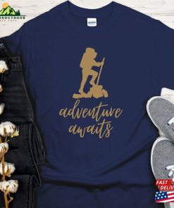 Adventure Awaits Mens Gift T Shirt Hiking Father Sweatshirt 4