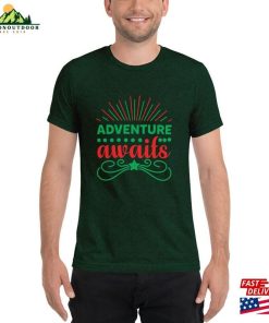 Adventure Awaits Short Sleeve T Shirt Camping Shirts Unisex T-Shirt