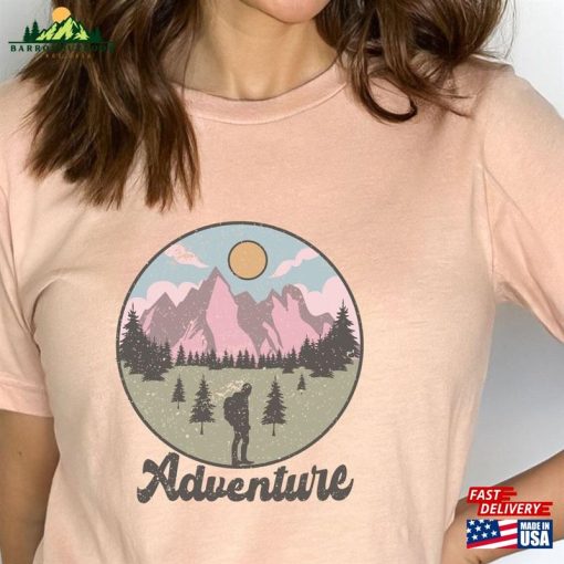 Adventure Shirt Mountains Outdoor Hiking T-Shirt Classic