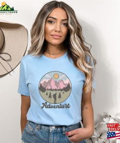 Adventure Shirt Mountains Outdoor Hiking T-Shirt Classic
