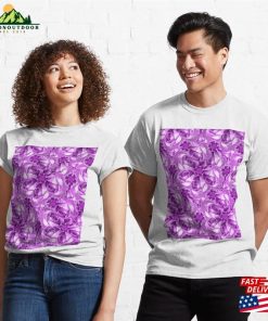 Aesthetic Purple Rose Flowers Classic T-Shirt Unisex Hoodie