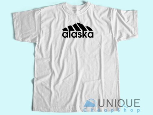 Alaska Adidas Logo T-Shirt Unisex Custom Tee Shirt Printing