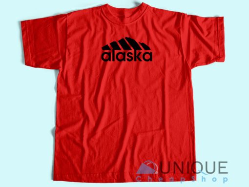 Alaska Adidas Logo T-Shirt Unisex Custom Tee Shirt Printing