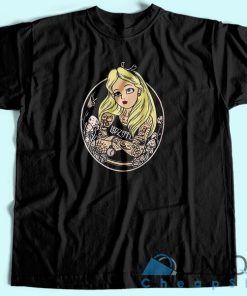Alice In Wonderland Punk T Shirt Size S – 3XL Custom T Shirt