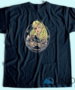 Alice In Wonderland Punk T Shirt Size S – 3XL Custom T Shirt