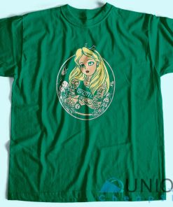 Alice In Wonderland Punk T Shirt Size S 3XL Custom T Shirt 3