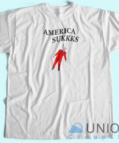America Sukkks T-shirt Unisex Custom Tee Shirt Printing