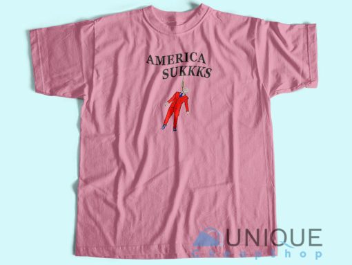 America Sukkks T-shirt Unisex Custom Tee Shirt Printing