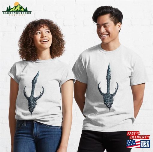 Ancient Trident Mythical Weapon For Ocean Lovers Classic T-Shirt Sweatshirt