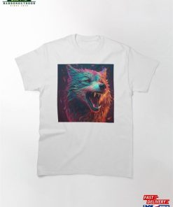 Angry Gorgeous Wolf Classic T-Shirt Unisex
