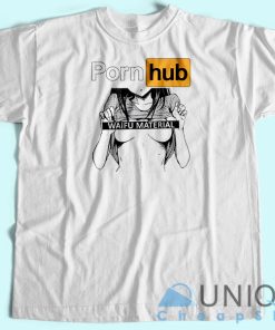 Anime Waifu T-shirt Adult For Women Or Men Size S to 3 XL