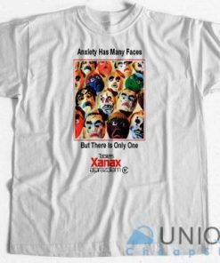 Anxiety Has Many Faces T-Shirt
