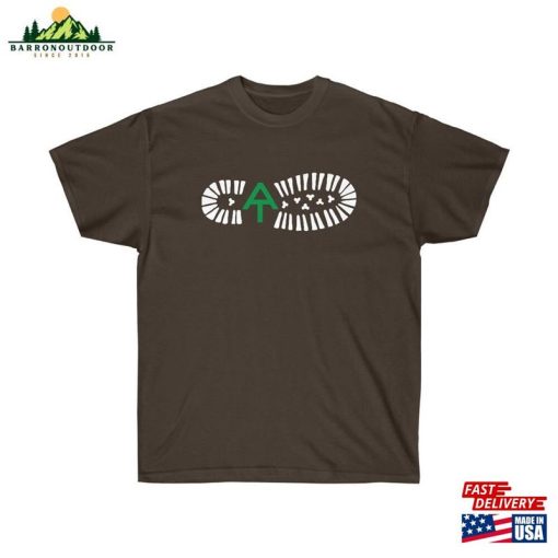 Appalachian Trail Boot Print Tee Hiker T-Shirt Classic
