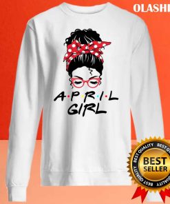 April Girl Gift Awesome Girl April Birthday T-shirt