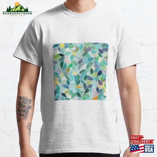 Aqua Blue Sea Glass Pattern From The Shop Classic T-Shirt Hoodie
