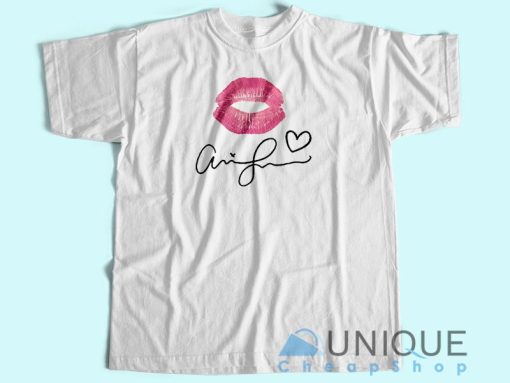 Ariana Grande Signature T Shirt Size S – 3XL Custom T-Shirt