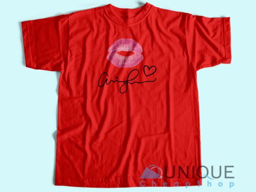 Ariana Grande Signature T Shirt Size S – 3XL Custom T-Shirt