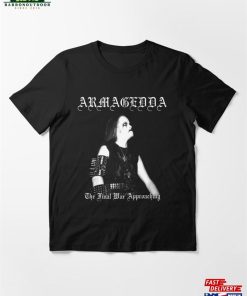 Armagedda The Final War Approaching Black Metal Essential T-Shirt Classic