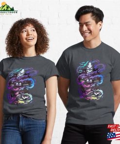 Avatar The Last Airbender Aang Elements Rainbow Foil Classic T Shirt Hoodie 3