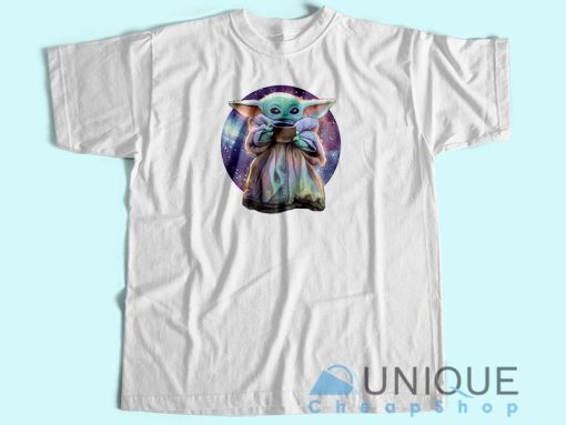 Baby Yoda Want Soup Galaxy T Shirt