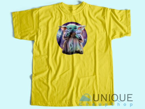 Baby Yoda Want Soup Galaxy T Shirt