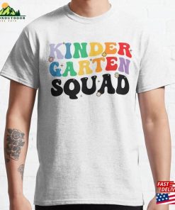 Back To School Kindergarten Squad Retro Teacher Student Women Kids Classic T-Shirt Unisex 4 Back To School Kindergarten Squad Retro Teacher Student Women Kids Classic T Shirt Unisex 1 1