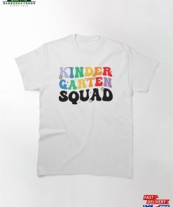 Back To School Kindergarten Squad Retro Teacher Student Women Kids Classic T-Shirt Unisex 5 Back To School Kindergarten Squad Retro Teacher Student Women Kids Classic T Shirt Unisex 2 1