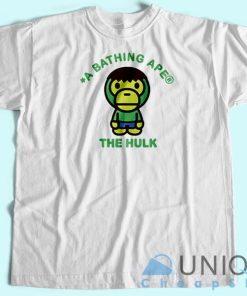 Bape Marvel Hulk T-Shirt Unisex Custom Tee Shirt Printing