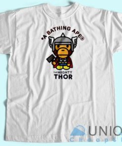 Bape Marvel Thor T Shirt Unisex Custom Tee Shirt Printing 4