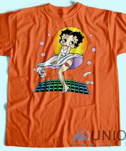 Betty Boop Vintage T-Shirt Unisex Tee Shirt Printing Size S-3XL