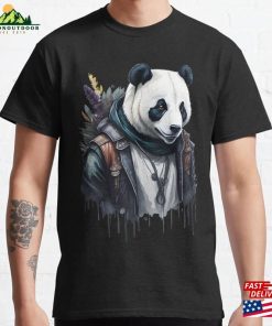 Big Musician Rapper Panda Artwork Classic T-Shirt